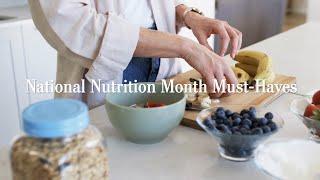 National Nutrition Month Must-Haves