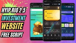 Make HyipRio Website With Admin Panel || Make Investment Website With Auto Deposit and withdrawals