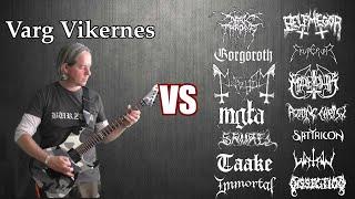 Varg Vikernes VS All (Black Metal Guitar Riffs Battle)