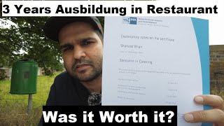 How was My 3 Years Ausbildung in Restaurant? My Experience of 3 Years doing Ausbildung in Germany