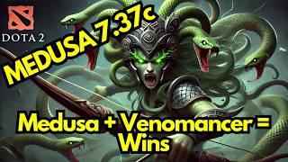 Medusa + Venomancer: The Ultimate Short Lane Duo Patch 7.37c - Dota 2