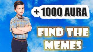 FIND the MEMES *How to get Young Sheldon and + 1000 AURA*  Roblox