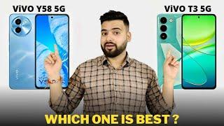 Vivo Y58 5G vs Vivo T3 5G - Full Comparison | Which one is Best ?