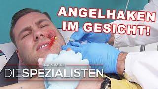  Gefährlicher Fang: Angelhaken bohrt sich ins Gesicht! | Die Spezialisten | SAT.1