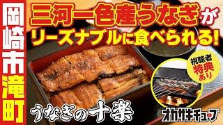 【備長炭で炭火焼き】一色産うなぎがこのお値段！？『うなぎの十楽』の「上うな丼」が味もコスパも最高！｜岡崎市滝町