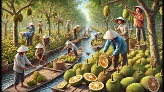 How Vietnamese Farmers Grow and Harvest Jackfruit