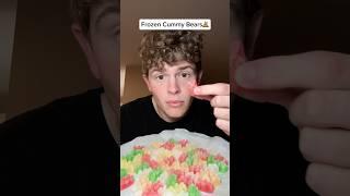 Eating The Viral Frozen Gummy Bears!