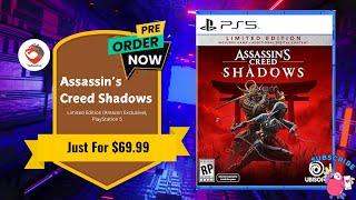 Pre-Order | Assassin’s Creed Shadows Limited Edition for $69.99 #PreOrderNow #AssassinsCreedShadows