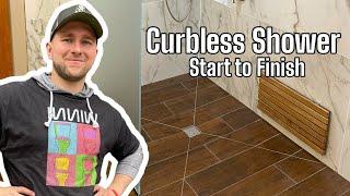 How to build a Curbless Shower. Start to finish. GURU Shower System. WINNI.