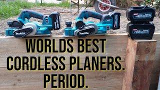 Makita 40v Planer Review. It cuts twice as deep as any other cordless planer.