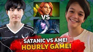 SATANIC on WINDRANGER CARRY vs AME - THE LEGEND OF CHINESE DOTA!