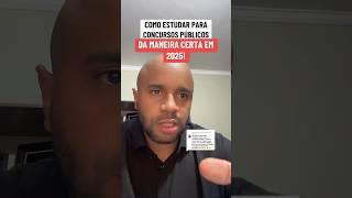 COMO ESTUDAR PARA CONCURSO PÚBLICO DA MANEIRA CERTA! #concursospúblicos