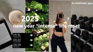 PRODUCTIVE NEW YEAR RESET / goal setting, vision board, declutter & motivation for 2025 /