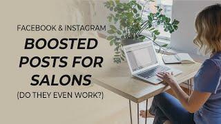 How to make boosted posts on Facebook and Instagram that build salon clientele