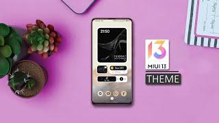 MIUI 13 Theme | Clean and Simple MIUI 13 Theme With a Customized Lock Screen You Might Like!
