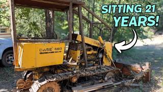 ABANDONED BULLDOZER LEFT ROTTING AWAY FOR OVER 20 YEARS! WILL IT RUN?