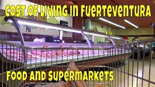 Cost of living in Fuerteventura - food and supermarkets