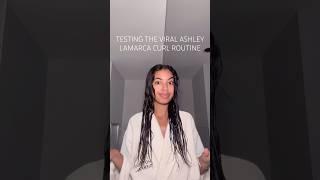 GRWM | testing the viral ashley lamarca curly hair routine #grwm #hairtutorial #curlyhairroutine