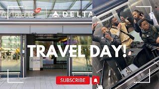 ORLANDO FLORIDA TRAVEL DAY FLYING WITH DELTA CHRISTMAS 2024 - LONDON Heathrow Terminal 3 TO MCO