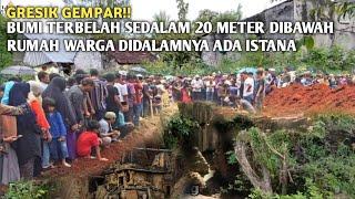 Di Luar Nalar! Warga Ramai-ramai Melihat Fenomena Alam Bumi Terbelah Ada Istana Didalamnya