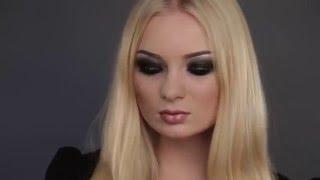 Классический Gold Smoky eyes / Золотой Смоки айс. Сексуальный Клубный Макияж. (Урок №22)