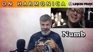 Numb on harmonica (Linkin Park cover)