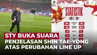 Shin Tae-yong Buka Suara Terkait Perubahan Starting Line Up Saat Melawan China | OneNews Update