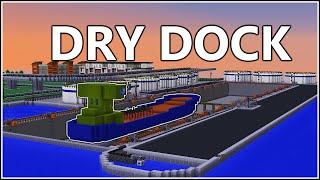 Building A Fully Functioning Dry Dock | Minecraft | City Server 110 |