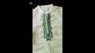 Beautiful neck design hand embroidery#shorts #viralshorts #ns desiner