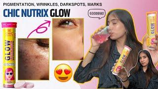 Chicnutrix Glow 500mg Best for uneven skin tone & Pigmentation  #chicnutrix #glow #deepikaanand