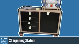 DIY Workshop Sharpening Station (Waterstones & Turning Tools!)