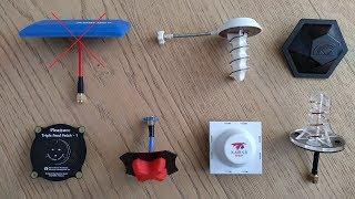 FPV video comparaison, small RX antennas [ part5 ] : Patch, Helix, crosshair, CP