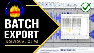 How to Split and Export Multiple Audio Clips at Once in Audacity |