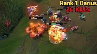 Rank 1 Darius: The Most AGGRESSIVE Darius You Will Ever See! *24 KILLS*