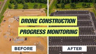 Drone Construction Progress Monitoring: Flight Demonstration