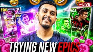 eFootball 25 Mobile Epic Pack Opening + Trying New Epics | LIVE