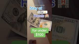 How to stay at 5 Star hotels for cheap…