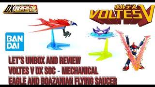 Voltes V Mechanical Eagle and Boazanian Flying Saucer