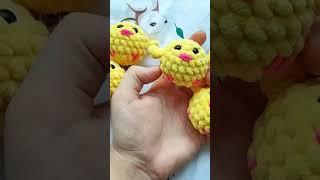 МК ПАСХАЛЬНЫЕ АМИГУРУМИ | Куличи, яйца, праздничный декор крючком #shorts