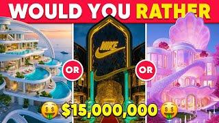 Would You Rather - Build Your Futuristic $15,000,000 House  Quiz Galaxy
