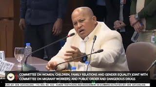 Sen. Dela Rosa and Mary Ann Maslog had a heated exchange during the Senate... | GMA Integrated News