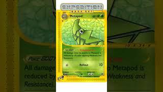 Metapod Pokemon Trading Cards Pokedex #011 Part 1