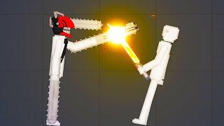 Chainsaw Man vs Weapon in People Playground