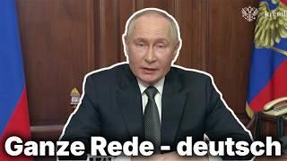 ATACMS auf Russland - Putins ganze Rede in Deutsch (OmU)