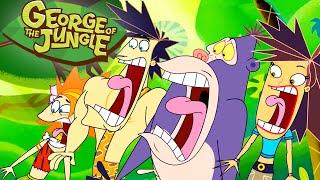 George's Greatest Adventures!  | George of the Jungle | 135 Minute Compilation | Cartoons For Kids