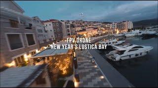 FPV drone - New Year's Lustica Bay in Montenegro.