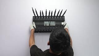 World First 22 Antennas Wireless Signal Jammer Full Bands 5GLTE 2G 3G 4G Wi-FiGPS LOJACK With Remote