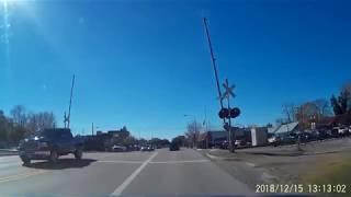 Old Town Tomball, TX Main St Driving W - Dashcam Video
