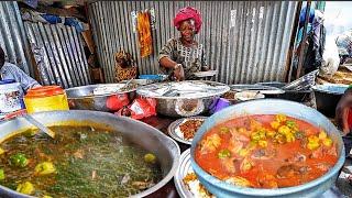 Mouthwatering authentic African street food tour Lomé Togo West Africa 