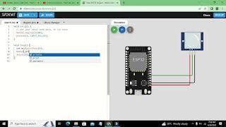 simulation of esp32 with PIR sensor | esp32 based Motion detector circuit simulation on wokwi